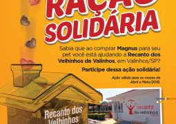 Ração Solidária campanha em prol do Recanto dos Velhinhos