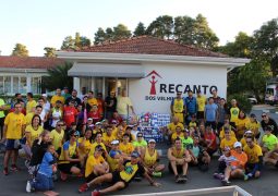 Atletas da Lurdes Salgados promovem treino solidário com saída e chegada no Recanto dos Velhinhos