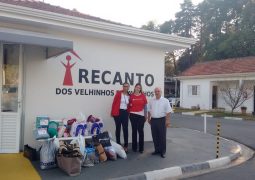 Agencia Santander de Campinas escolhe o Recanto dos Velhinhos para suas doações
