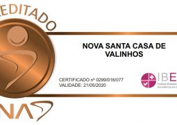 Instituto IBES recertifica Santa Casa de Valinhos com selo qualidade ONA