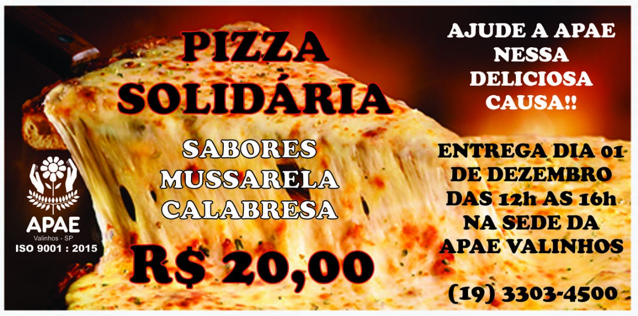 Associações de Campo Limpo Paulista promovem campanha de 'Pizza Solidária