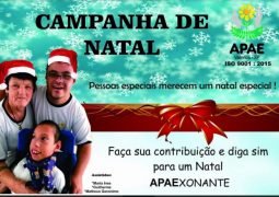 APAE faz campanha para conseguir recursos para 400 cestas de natal