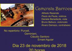 Concertos na Matriz de São Sebastião Sexta-feira, 23 tem mais uma apresentação