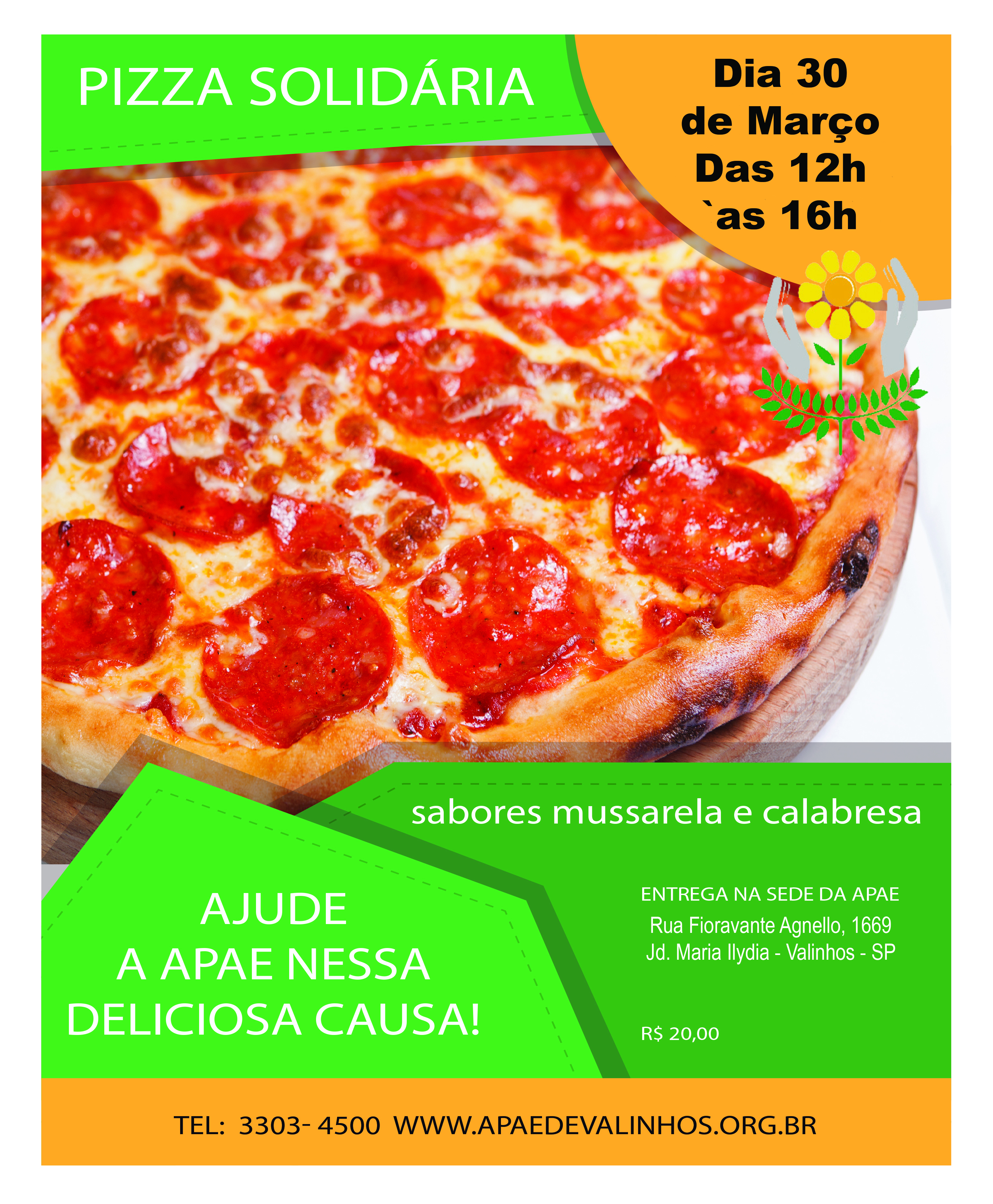 Pizzas vegetarianas em Valinhos, SP