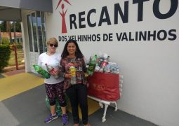 Lacres para a Campanha Anel Solidário continuam chegando ao Recanto dos Velhinhos
