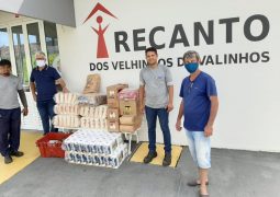 Em tempo de pandemia a solidariedade aflora  Mais doações chegam ao Recanto dos Velhinhos