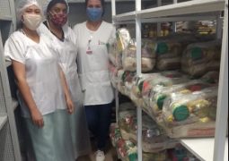 Recanto dos Velhinhos de Valinhos recebe 80 cestas dos voluntários da EATON