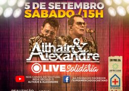 Althair & Alexandre, atração na Live solidária em prol das Santas Casas de Valinhos e Vinhedo