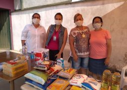 Mais de 200 quilos de alimentos arrecadados na campanha “Grupo Escoteiro Amigo” para a FEAV