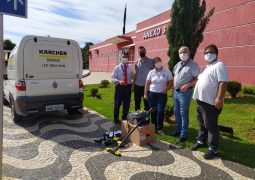 Santa Casa de Valinhos recebe em doação máquina limpadora e higienizadora à jato para UTI