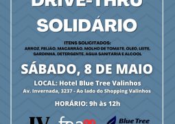 Jornal de Valinhos promove neste sábado o drive thru solidário em prol da FEAV