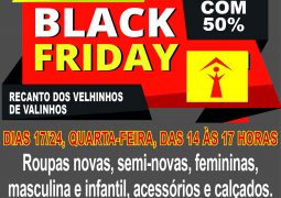 Sucesso da Black Friday no Bazar do Recanto dos Velhinhos – Promoção continua nos dia 17 e 24
