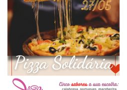 Pizza Solidária do Grupo Rosa e Amor dia 27 de maio