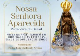 Missa na APAE em homenagem à padroeira do Brasil e dia das crianças