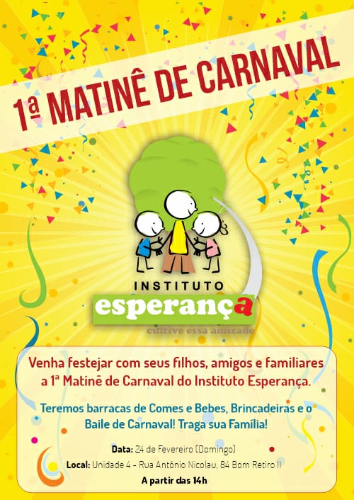 Convite carnaval