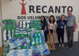 Gincana no Colégio Etapa arrecada 1301 fraldas para o Recanto dos Velhinhos de Valinhos