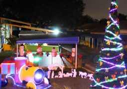 Domingo Papai Noel chega ao Instituto Esperança