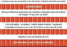 Projeto “O que der na telha” tem exposição dos trabalhos nos dias 7 e 8 de outubro na Fonte Santa Tereza