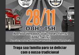 Domingo no Parque tem encontro de Carros Antigos & 4×4