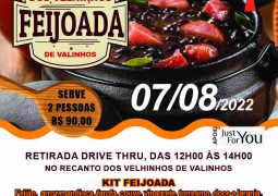 Feijoada em prol do Recanto dos Velhinhos