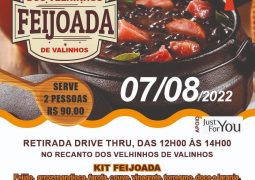 Domingo é dia de feijoada do Recanto dos Velhinhos