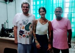 Coordenadora do Mundo do Trabalho do Patrulheiro participa da eletiva do protagonismo na escola Cyro de Barros