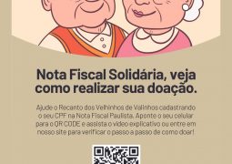 Seja um doador automático da nota fiscal para o Recanto dos Velhinhos