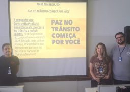 Patrulheiros participam da Campanha Paz no Trânsito