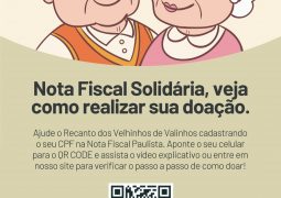 Torne-se um Doador Automático da Nota Fiscal para o Recanto dos Velhinhos