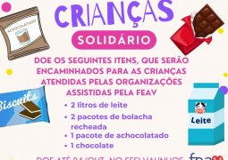 Dia das Crianças Solidário – Realização do SESI em prol das entidades da FEAV