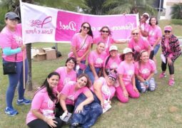Pedágio Solidário colore Valinhos de rosa na prevenção ao câncer de mama