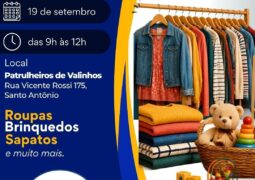 Bazar do Patrulheiro de Valinhos marcado para 19 de setembro
