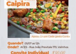 Vem aí a 2ª Paella Caipira da ACES