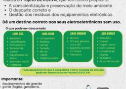 FEAV amplia campanha de descarte correto de eletrônicos em toda a cidade
